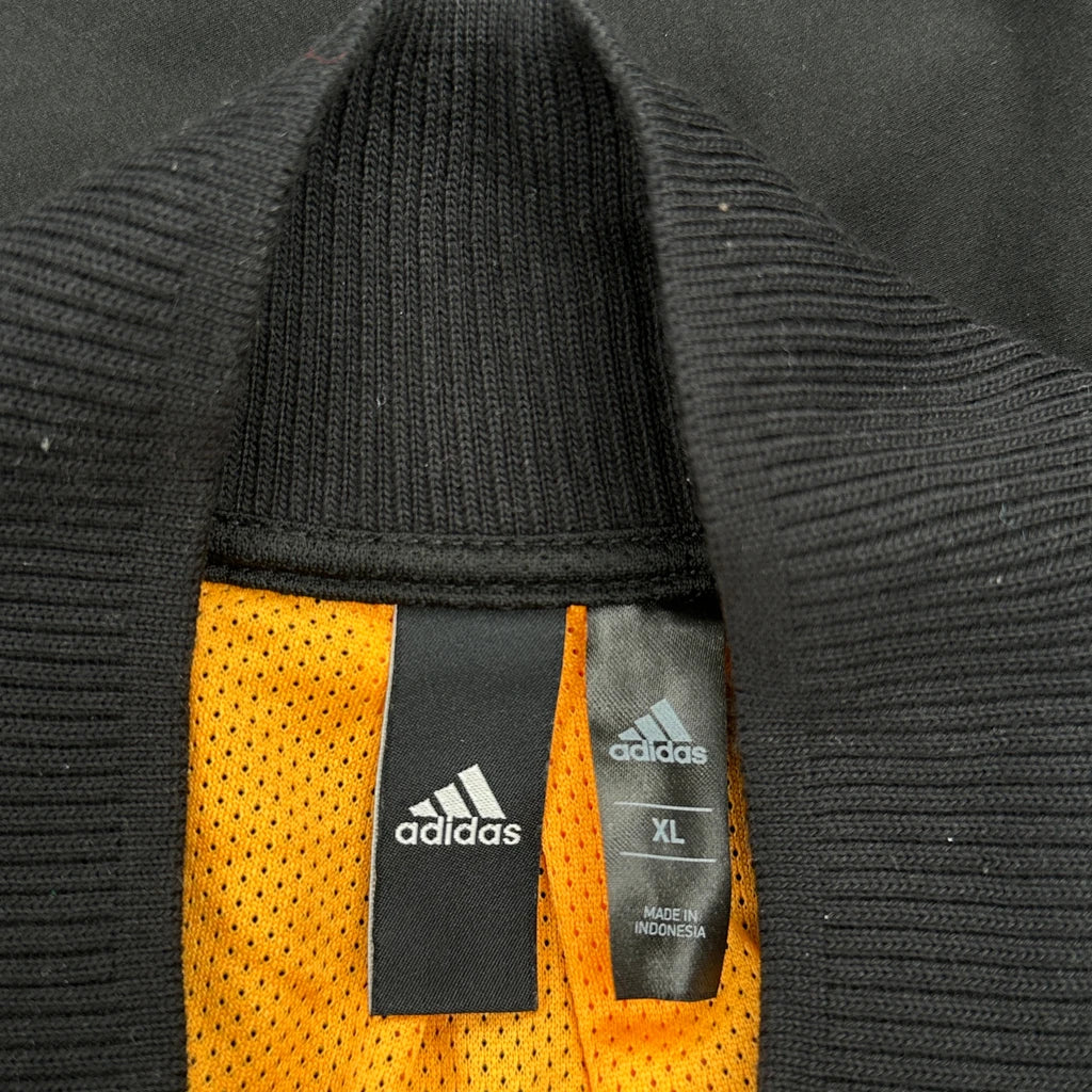 Athletics Adidas Track Jacket - XL Beige Polyester - Image 3