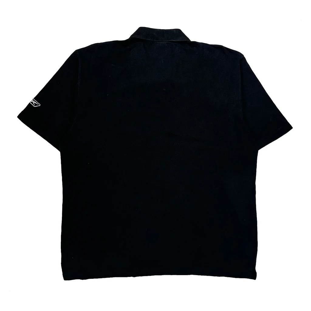 Atlanta Falcons Reebok Nfl Polo Shirt - Large Black Cotton - Image 2