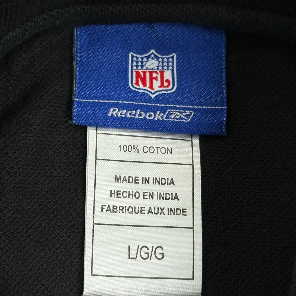 Atlanta Falcons Reebok Nfl Polo Shirt - Large Black Cotton - Image 3