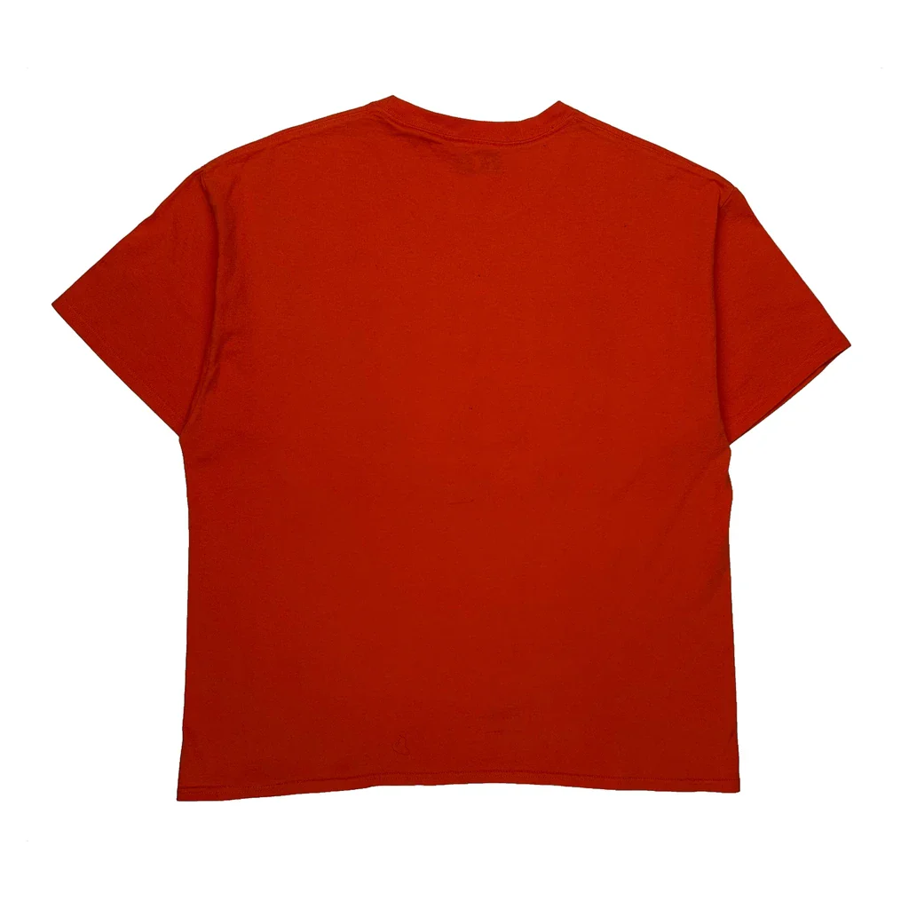 Auburn Tigers Russell Athletic College T-Shirt - XL Orange Cotton - Image 2