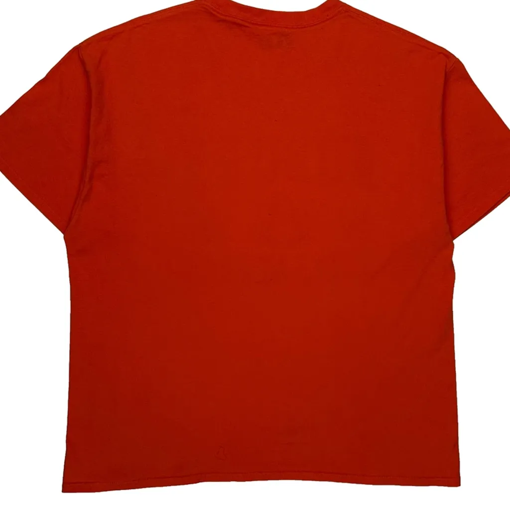 Auburn Tigers Russell Athletic College T-Shirt - XL Orange Cotton - Image 7