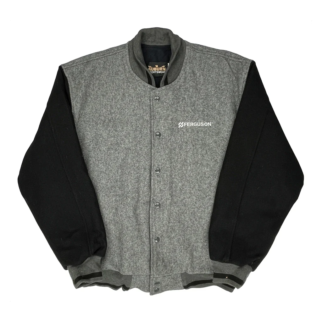 Auburn Varsity Jacket - XL Black Wool Blend