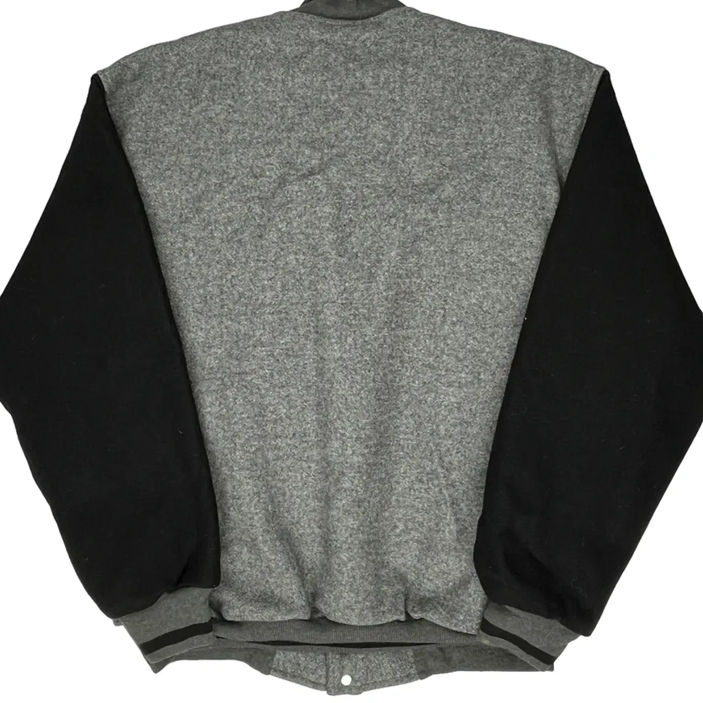 Auburn Varsity Jacket - XL Black Wool Blend - Image 6
