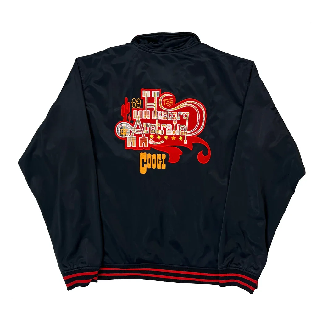Australia Coogi Graphic Track Jacket - XL Navy Polyester - Image 2