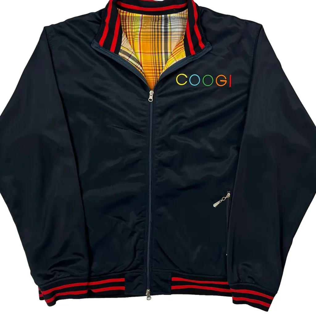 Australia Coogi Graphic Track Jacket - XL Navy Polyester - Image 5