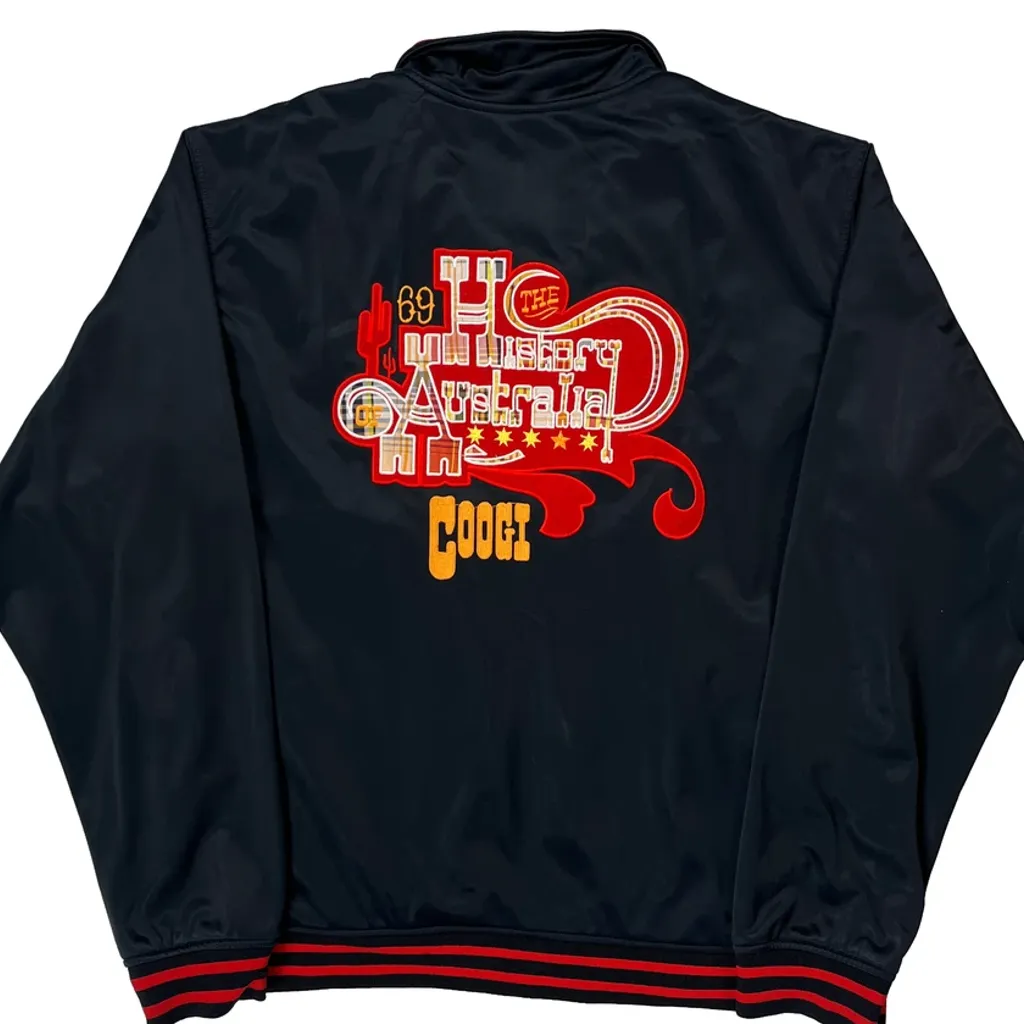 Australia Coogi Graphic Track Jacket - XL Navy Polyester - Image 6
