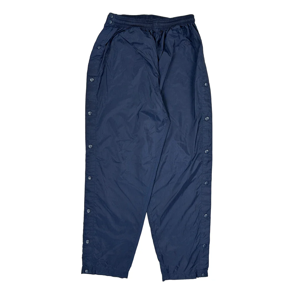 Authentic Athletic Apparel Champion Track Pants - Large Blue Polyester