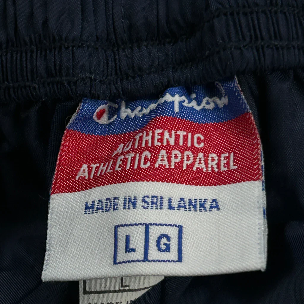 Authentic Athletic Apparel Champion Track Pants - Large Blue Polyester - Image 3