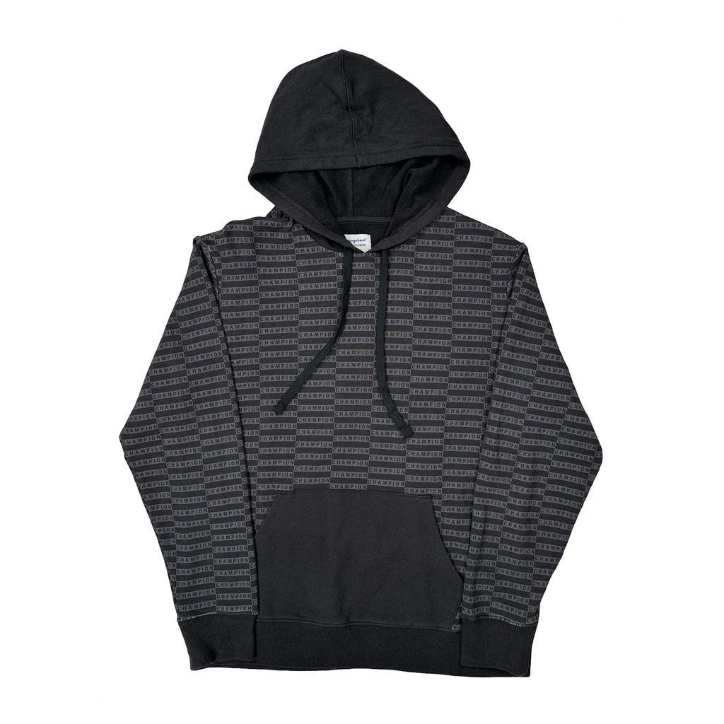 Authentic Athleticwear Champion Hoodie - Medium Black Cotton