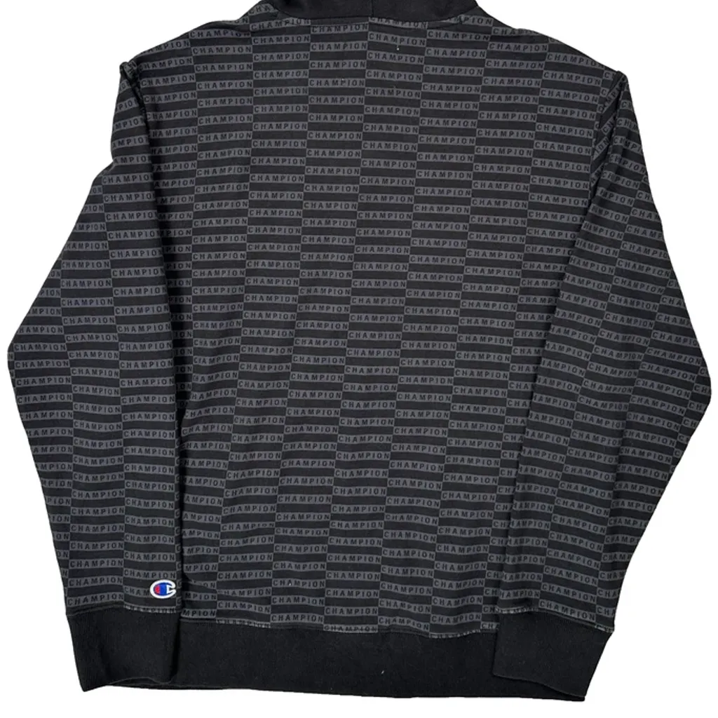Authentic Athleticwear Champion Hoodie - Medium Black Cotton - Image 7