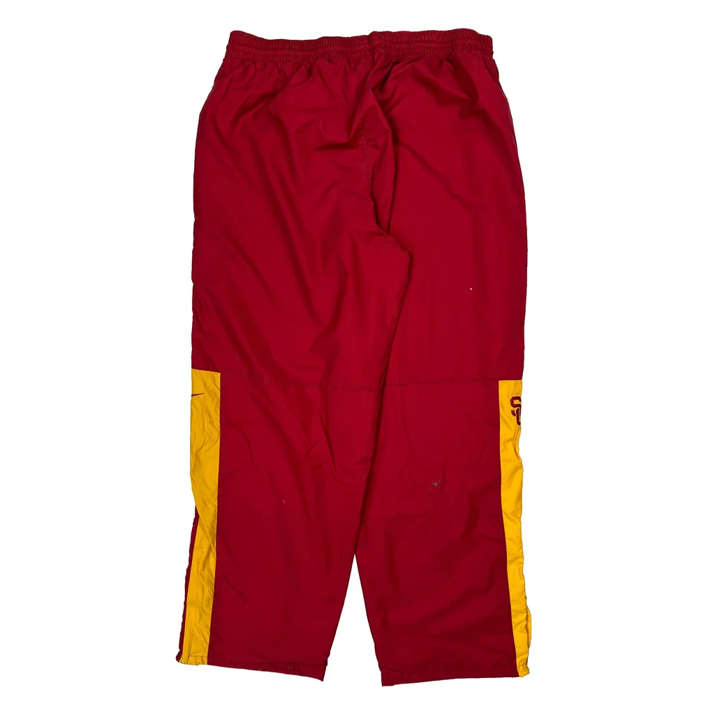 Authentic Team Apparel Nike Track Pants - 2XL Red Nylon - Image 2