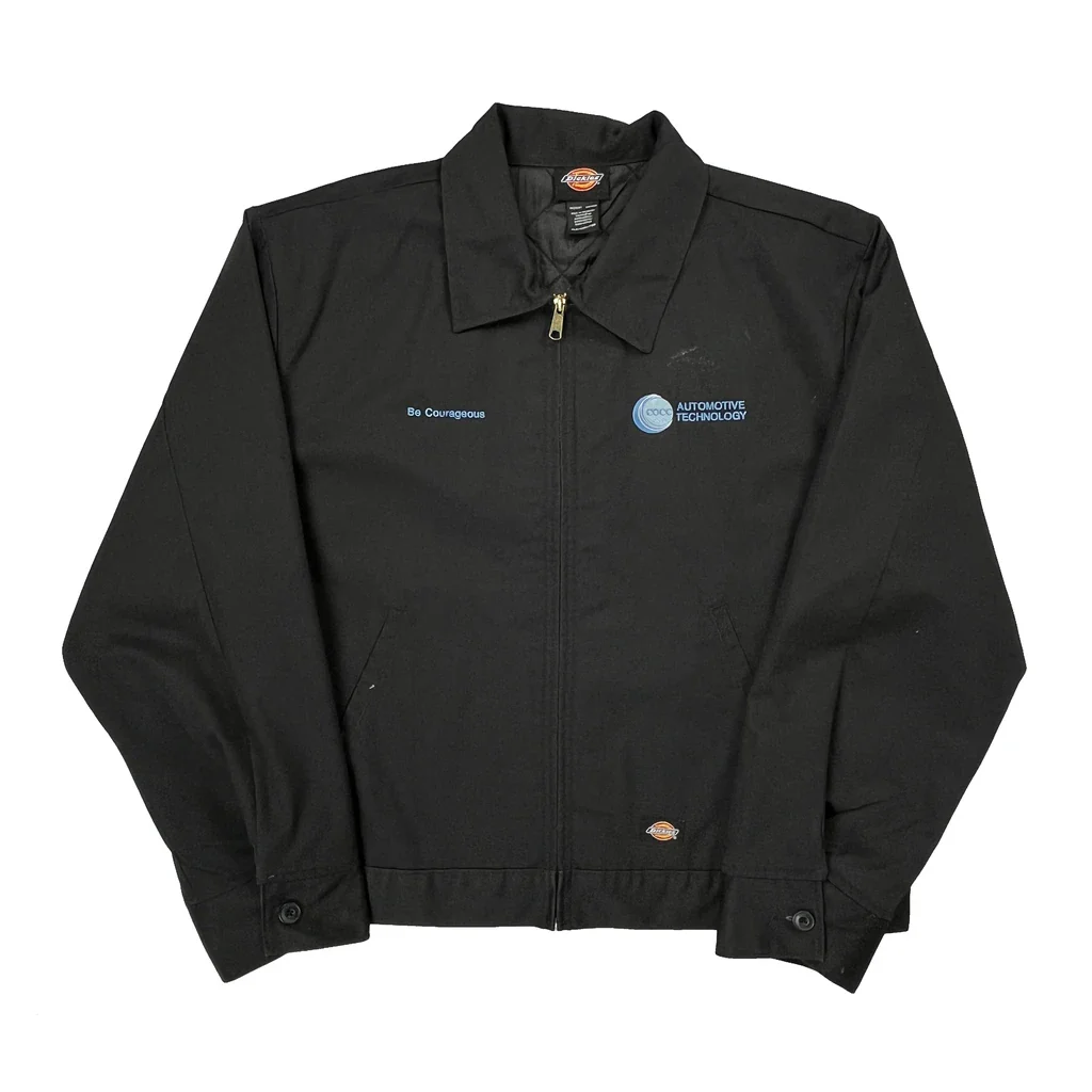 Automotive Technology Dickies Workwear Harrington Jacket - XL Black Polyester