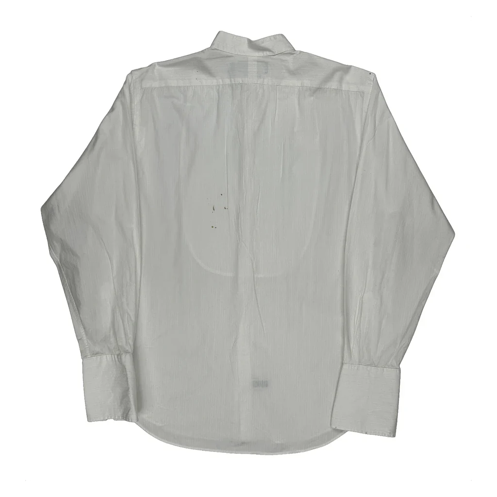 Avery Polo By Ralph Lauren Shirt - Large White Cotton - Image 2