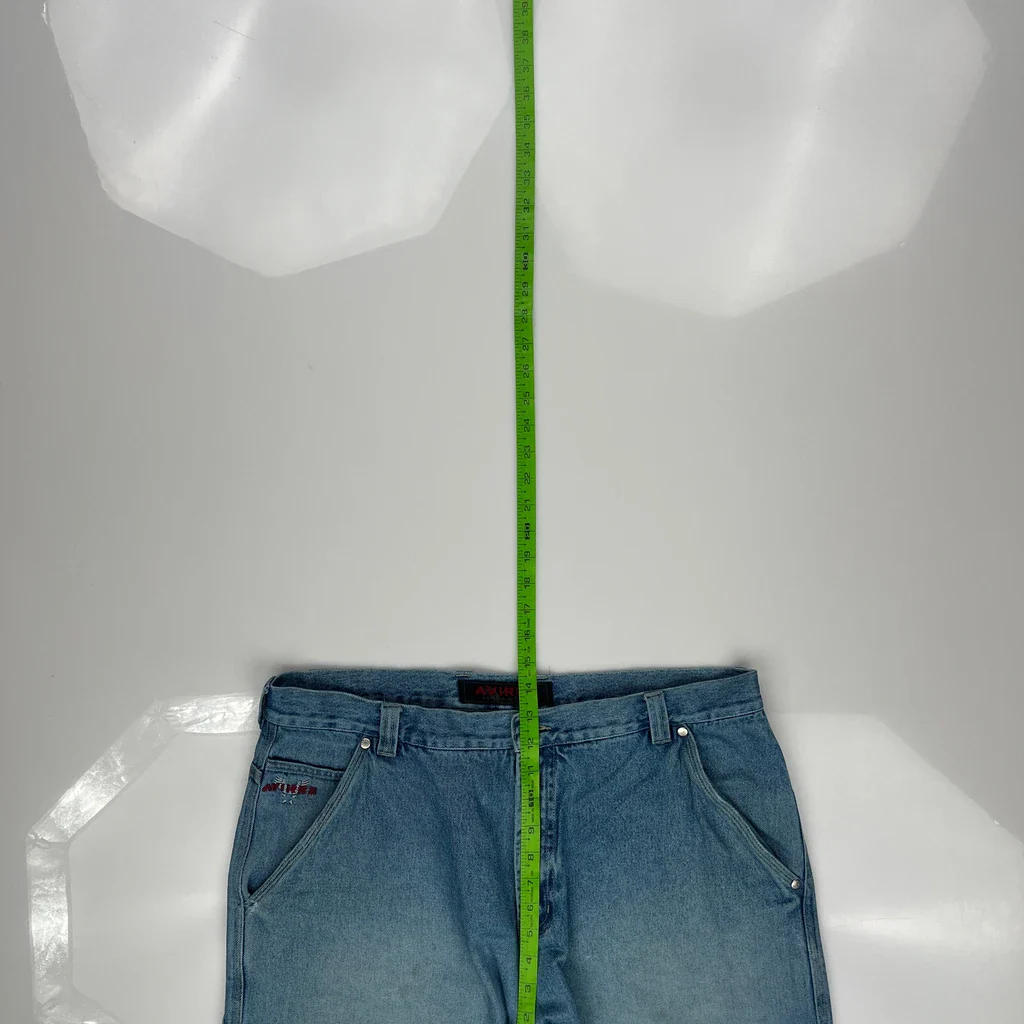 Avirex Loose Carpenter Jeans - 36W 33L Blue Cotton - Image 4