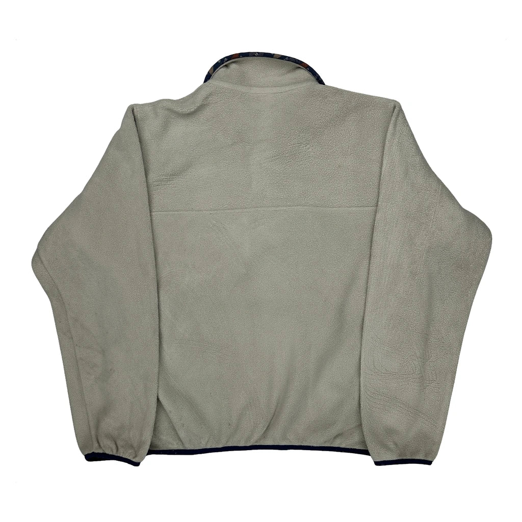 Aztec Synchilla Patagonia T Snap Fleece - Medium Gray Polyester - Image 2