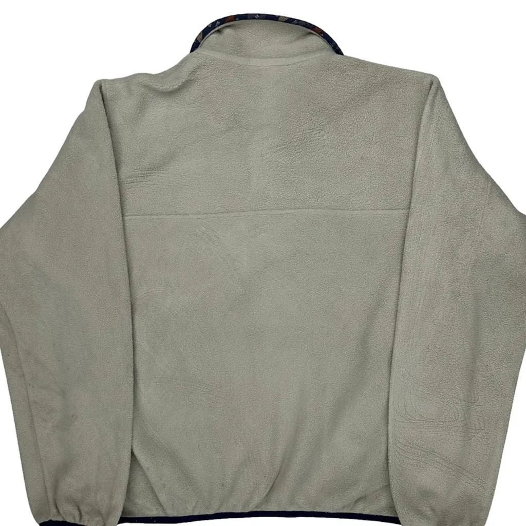 Aztec Synchilla Patagonia T Snap Fleece - Medium Gray Polyester - Image 7