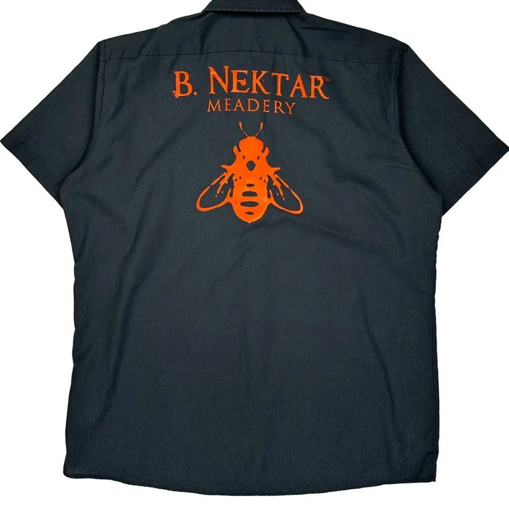 B. Nektar Meadery Dickies Graphic Short Sleeve Shirt - Large Grey Polyester Blend - Image 8