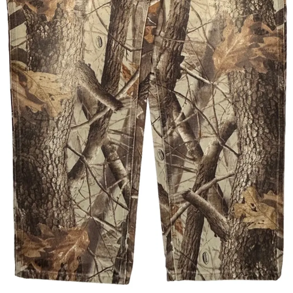 B158 Cmo Carhartt Camo Carpenter Trousers - 36W 32L Camo Cotton - Image 9