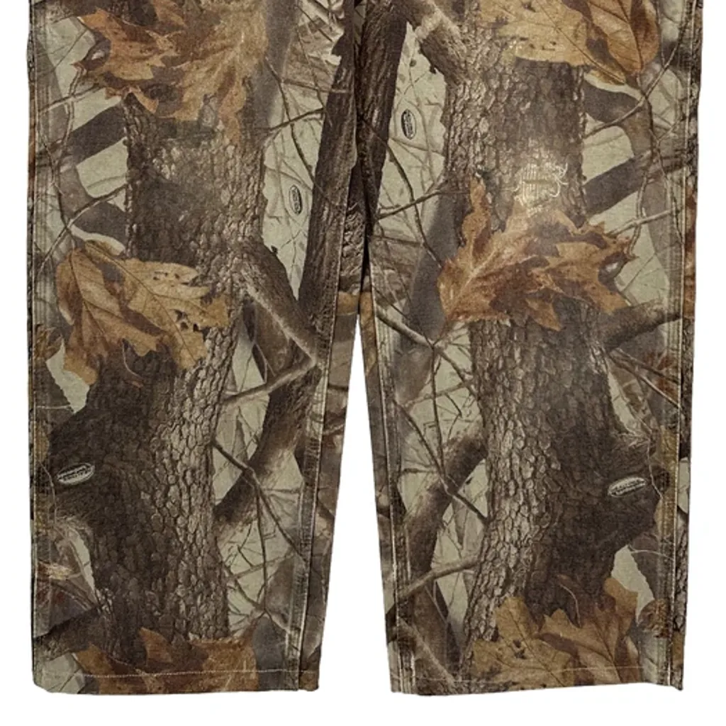 B158 Real Tree Carhartt Camo Carpenter Trousers - 36W 29L Camo Cotton - Image 10