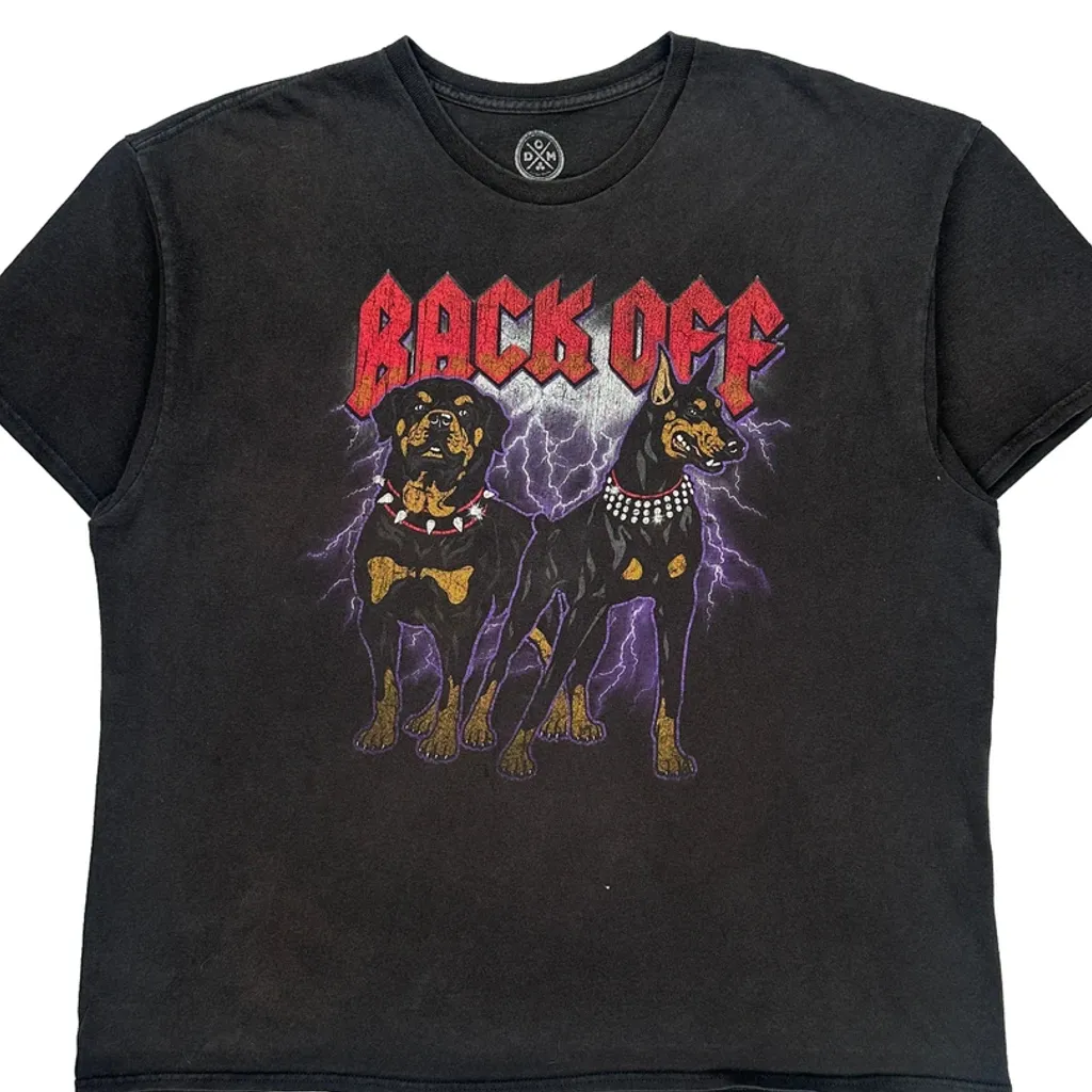 Back Off Dom Graphic T-Shirt - 2XL Black Cotton - Image 4