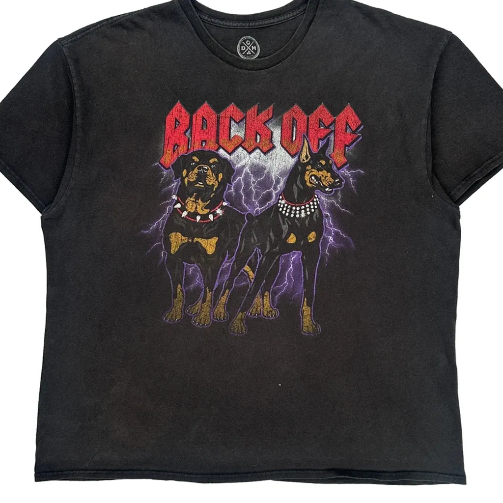 Back Off Dom Graphic T-Shirt - 2XL Black Cotton - Image 5
