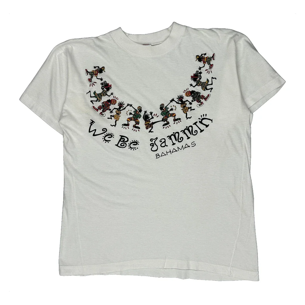 Bahamas Dorsett Graphic T-Shirt - Large White Cotton