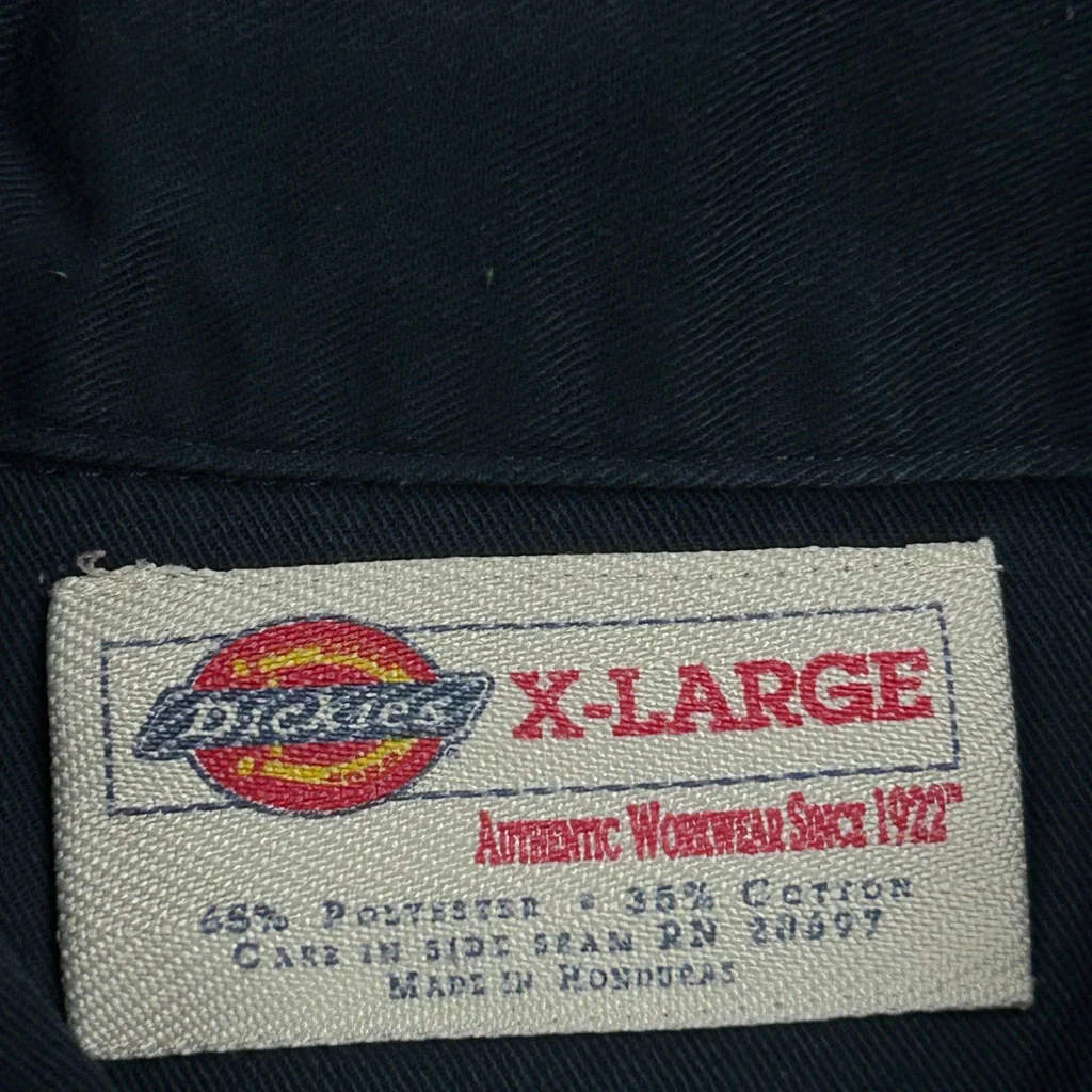 Baker Hughes Dickies Graphic Shirt - XL Navy Polyester Blend - Image 3