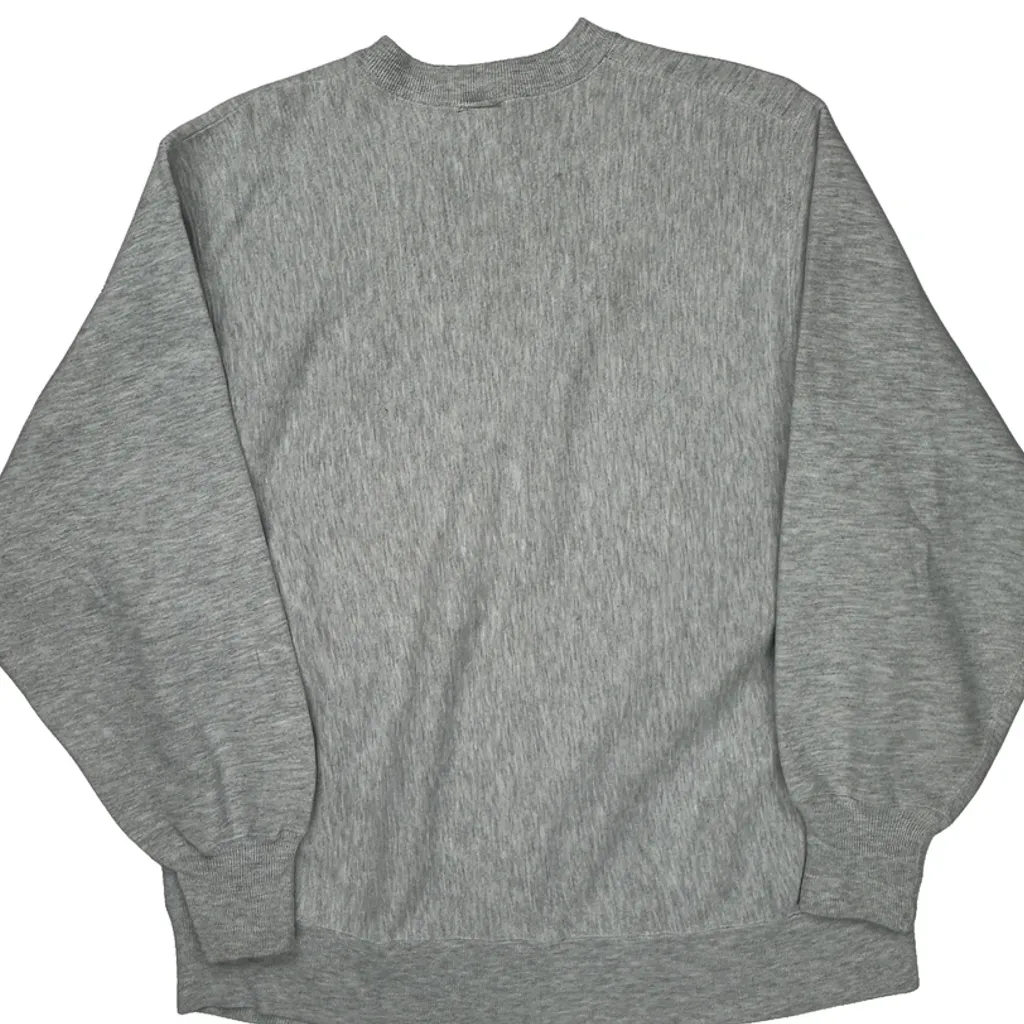 Baker University Jansport College Sweatshirt - Large Grey Cotton - Image 6