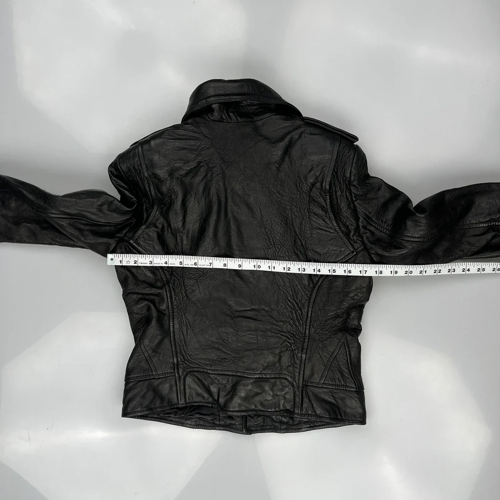 Balenciaga Lamb Leather Jacket - Small Black Leather - Image 3