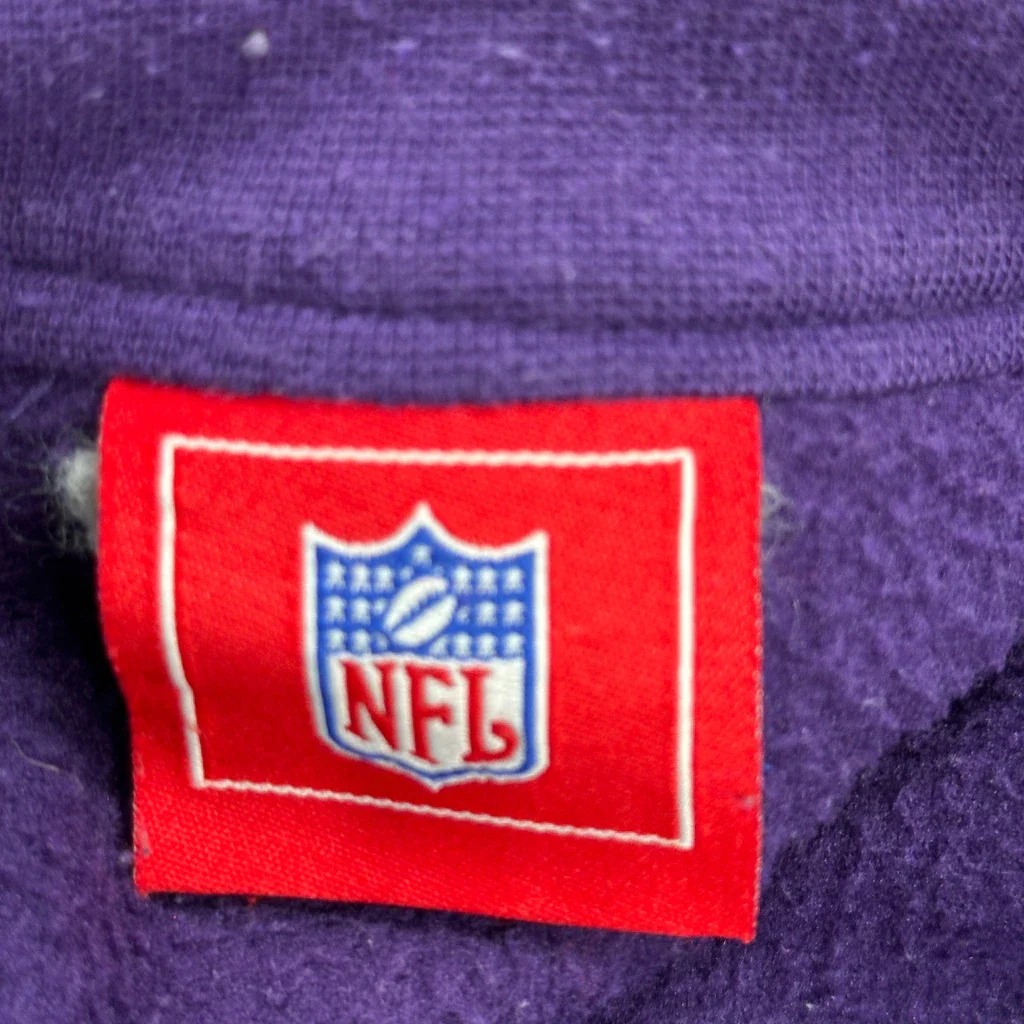Baltimore Ravens Nfl Football 1/4 Zip - 3XL Purple Polyester - Image 4