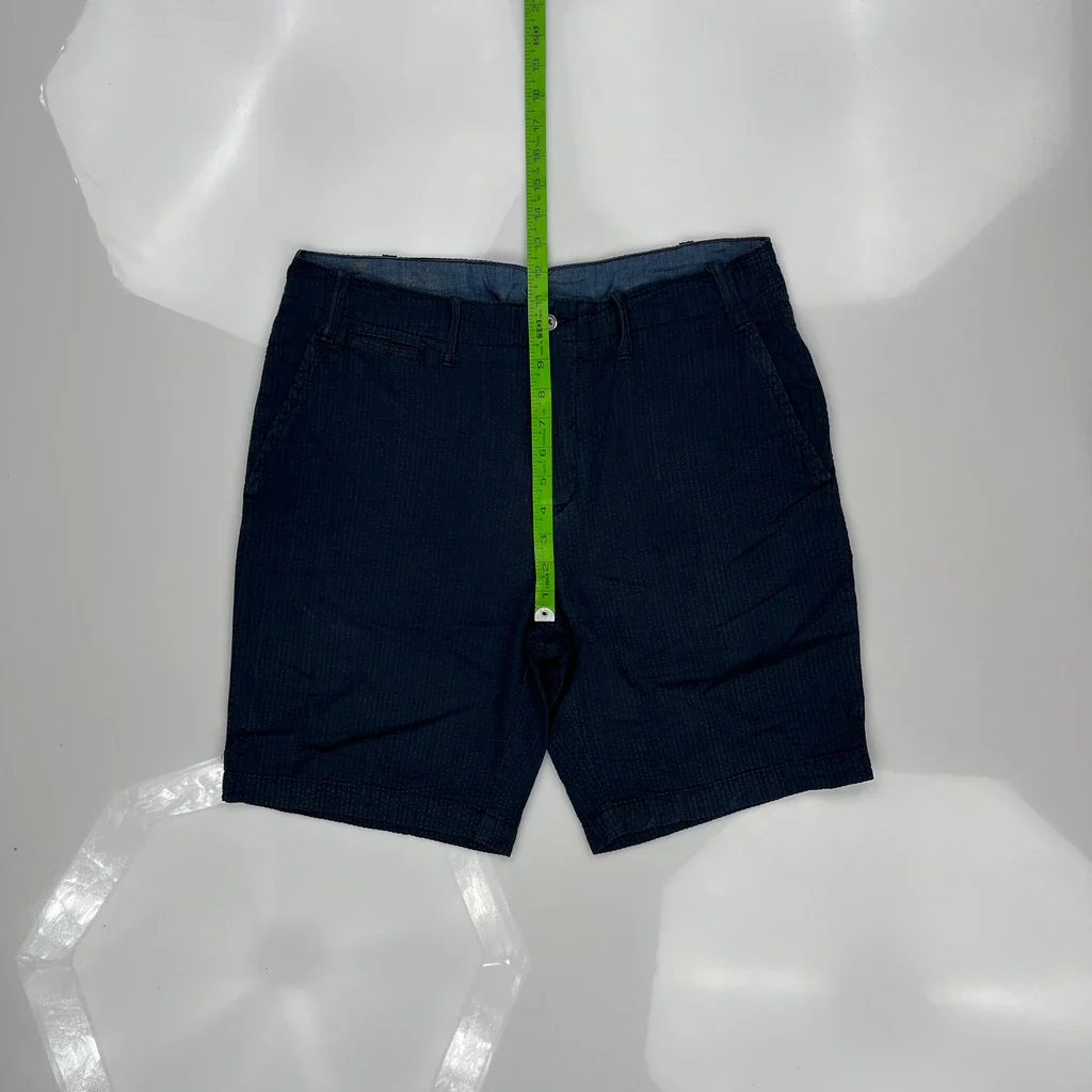 Banana Republic Chino Shorts - 33W 9L Blue Cotton - Image 4