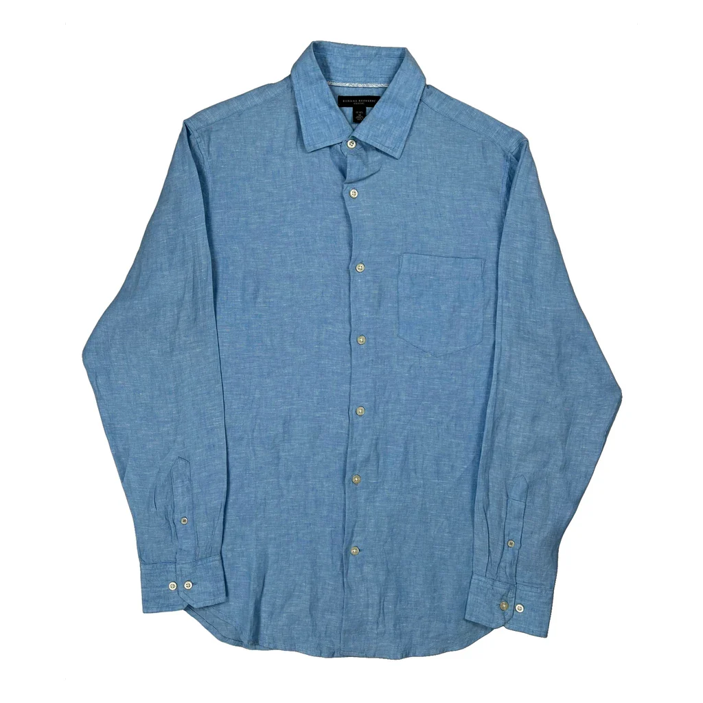 Banana Republic Shirt - Medium Blue Linen
