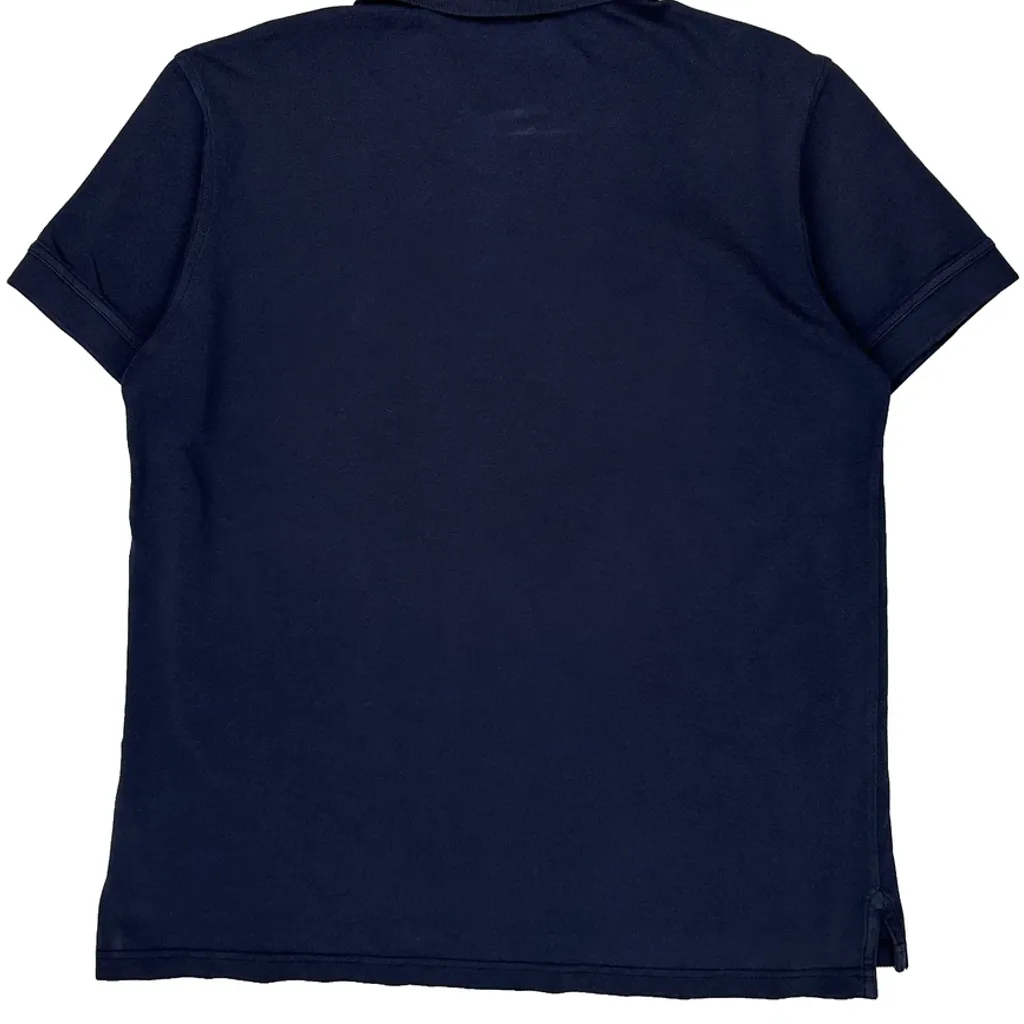 Barbour Polo Shirt - Large Navy Cotton - Image 7