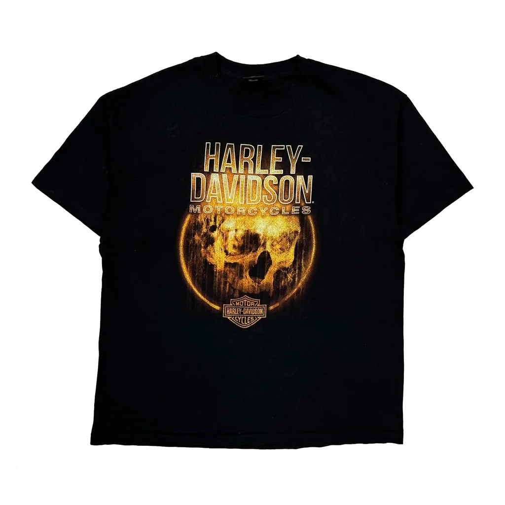 Barb'S Harley-Davidson Harley Davidson Graphic T-Shirt - XL Black Cotton
