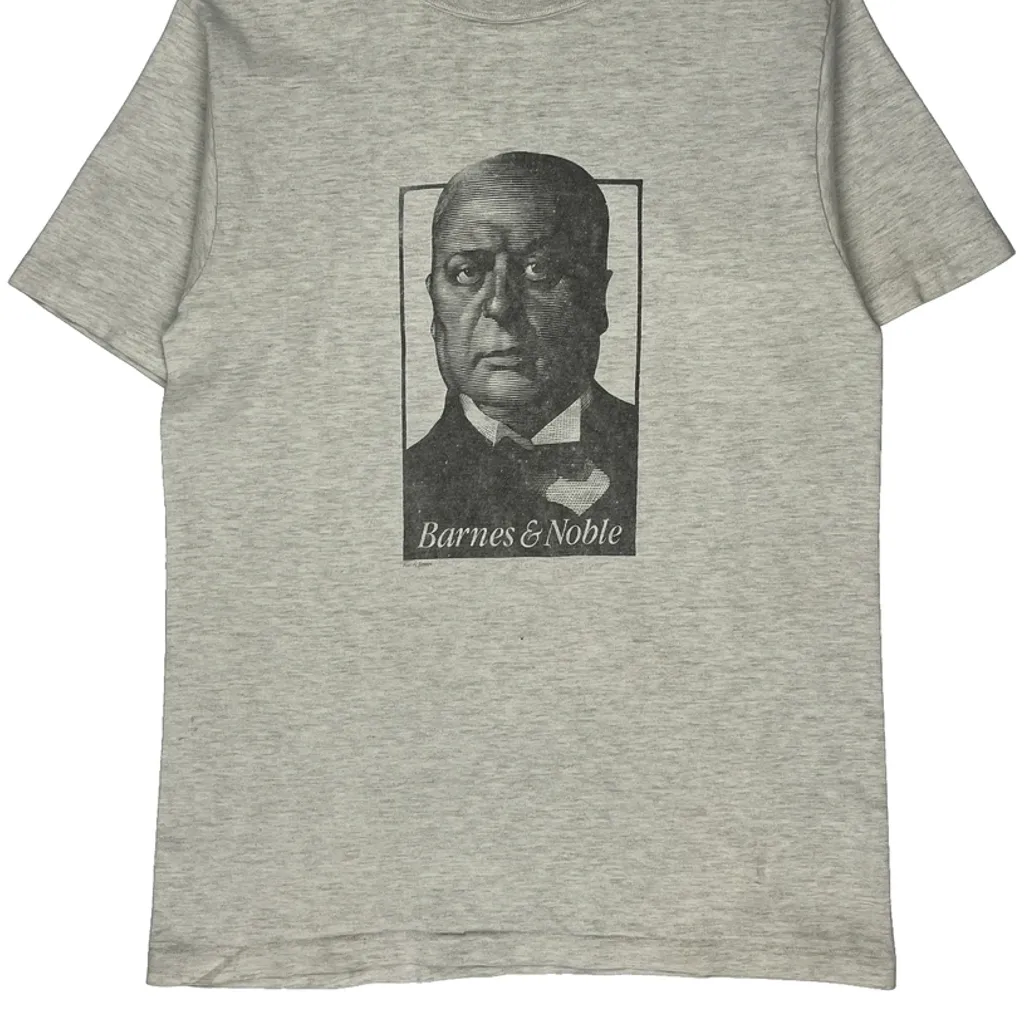 Barnes & Noble Mv Sport Single Stitch T-Shirt - Large Grey Cotton - Image 4