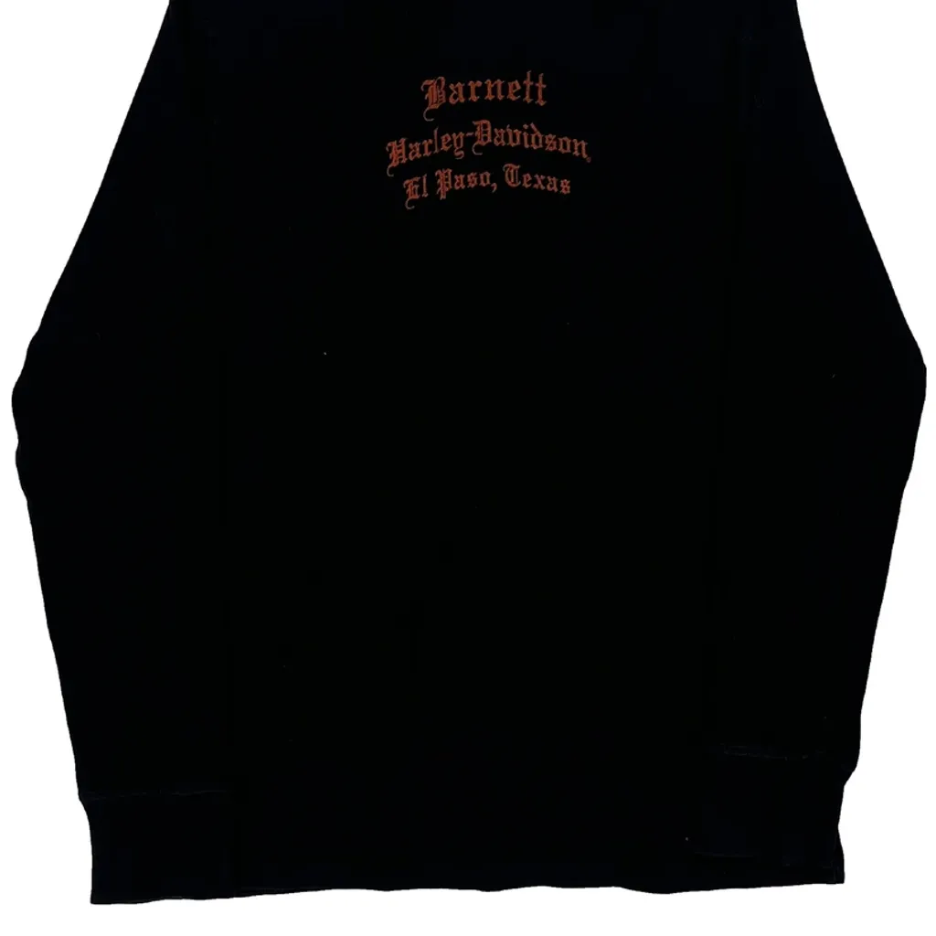 Barnett Harley-Davidson El Paso, Texas Harley Davidson Graphic Long Sleeve T-Shirt - Small Black Cotton - Image 6