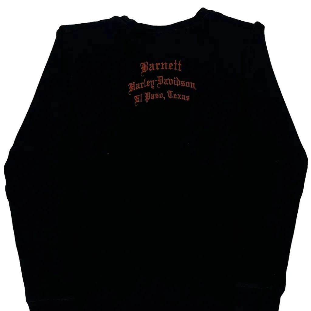 Barnett Harley-Davidson El Paso, Texas Harley Davidson Graphic Long Sleeve T-Shirt - Small Black Cotton - Image 7