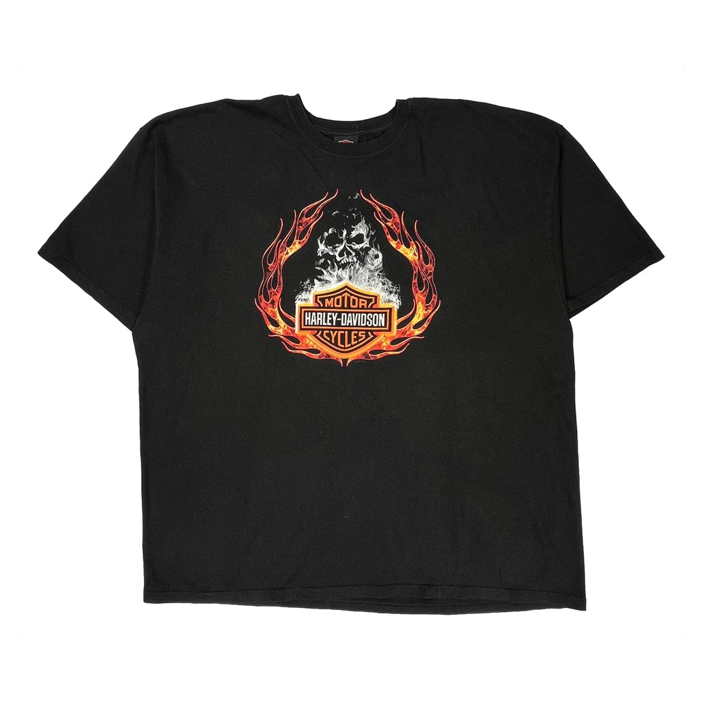 Barnett Harley-Davidson El Paso, Texas Harley Davidson Graphic T-Shirt - 4XL Black Cotton