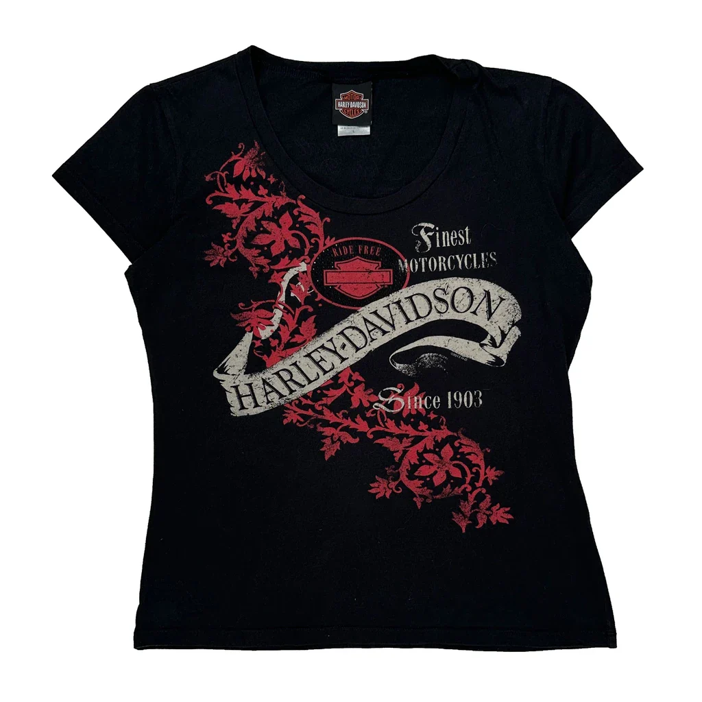 Barnett Harley-Davidson El Paso, Tx Harley Davidson T-Shirt - Large Black Cotton