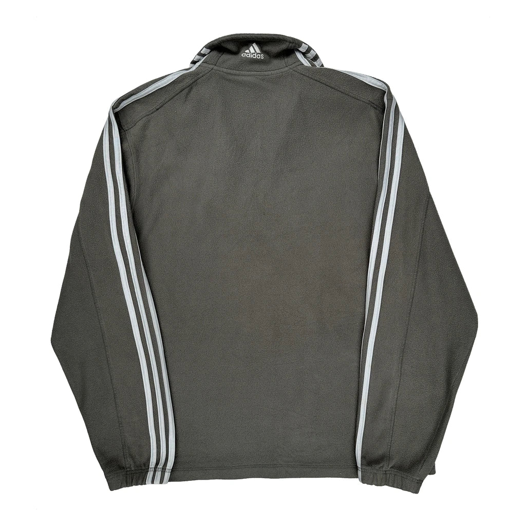 Baseball Adidas Fleece Vest - No Size Gray Polyester - Image 2