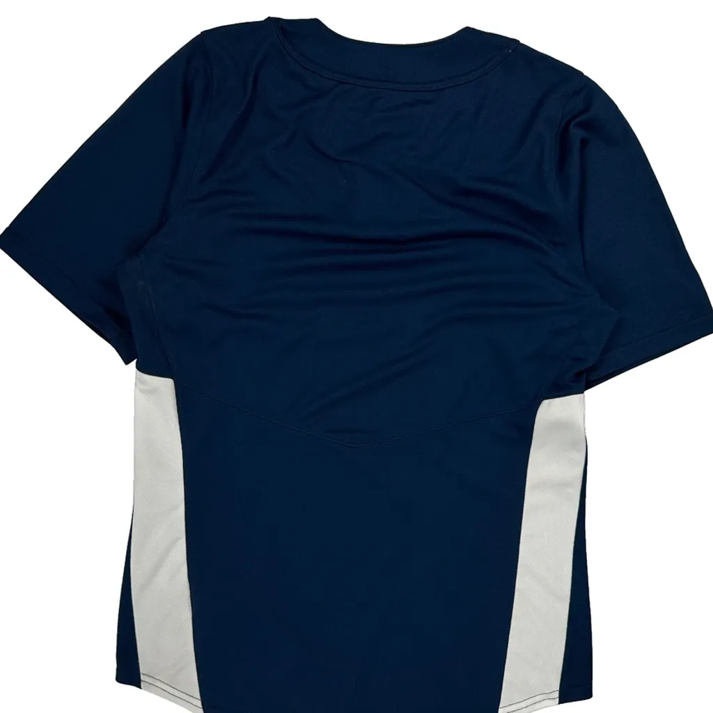 Baseball Adidas Football Shirt - Small Blue Polyester - Image 7