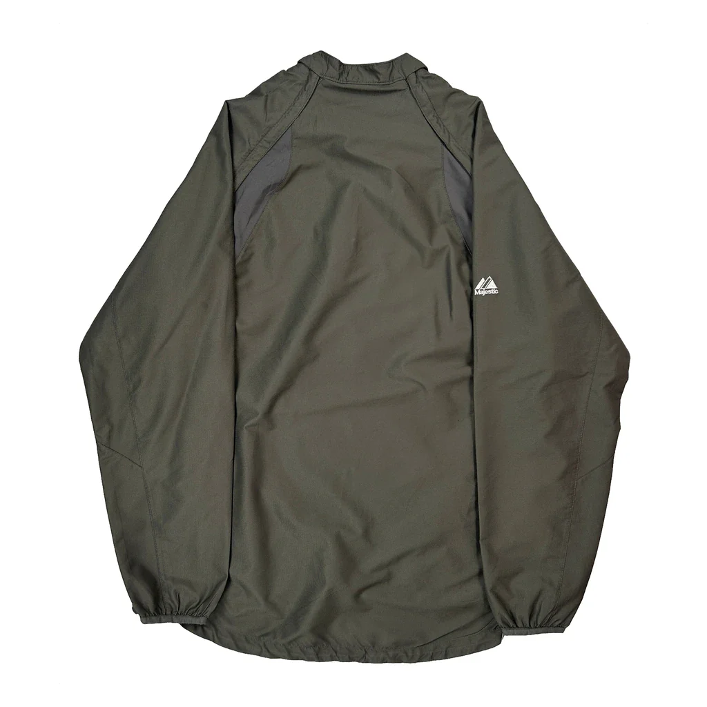 Baseball Majestic Windbreaker - Large Grey Polyester - Image 2