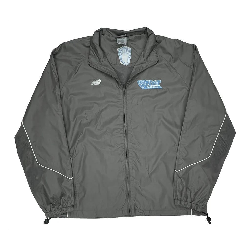 Baseball New Balance Windbreaker - XL Grey Polyester