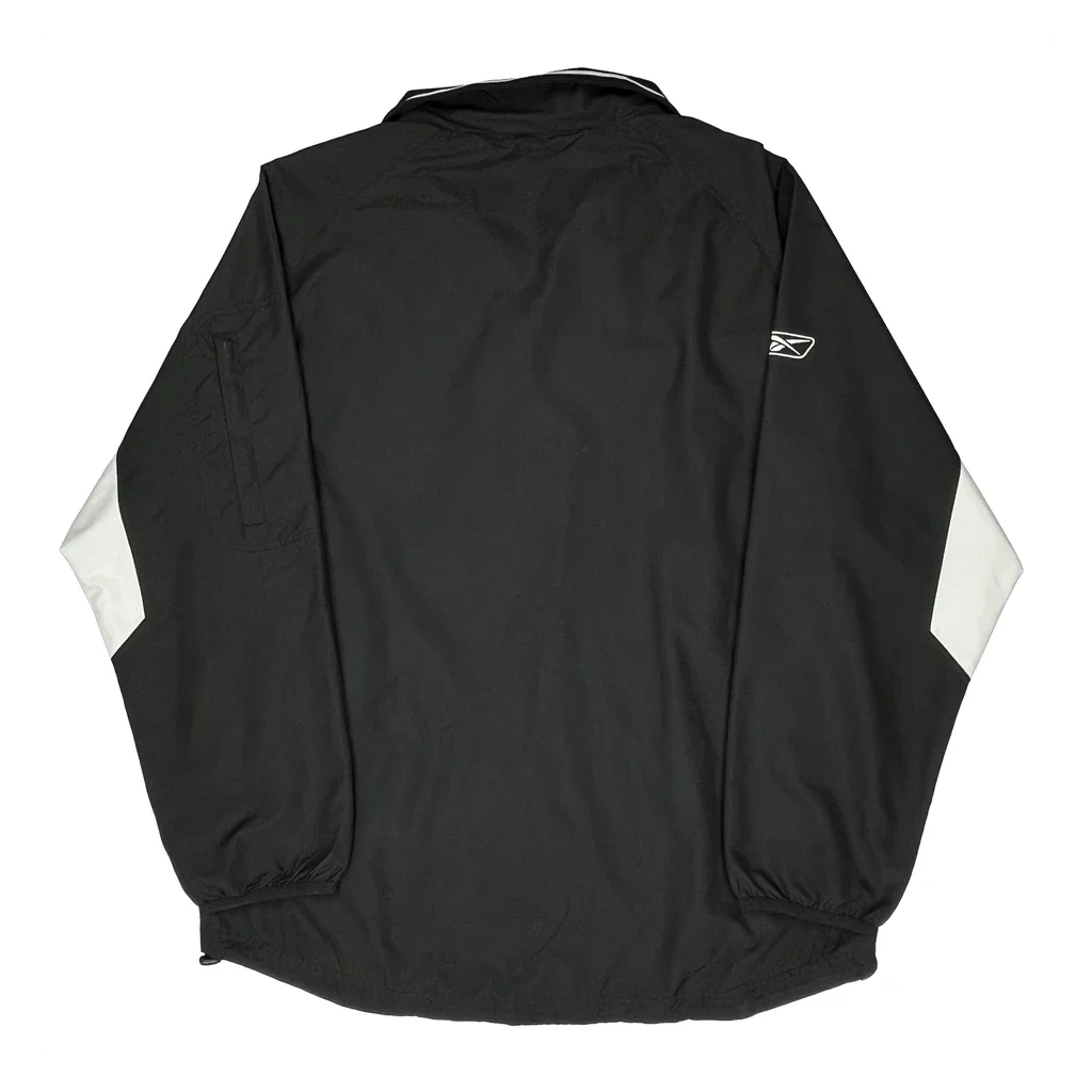 Baseball Reebok Graphic Jacket - XL Black Polyester - Image 2