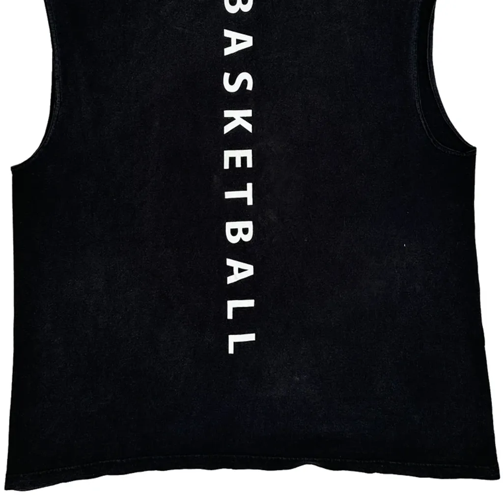 Basketball Adidas Tank Top - XL Black Cotton - Image 8