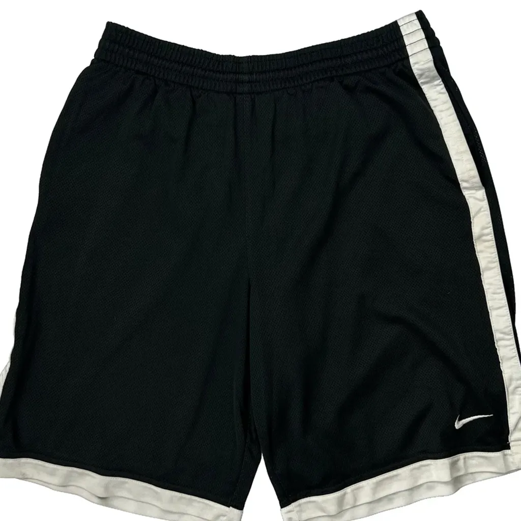 Basketball Nike Sport Shorts - Large Black Polyester - Image 5