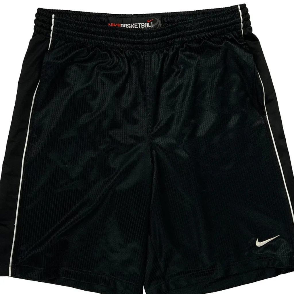 Basketball Nike Sport Shorts - Medium Black Polyester - Image 4
