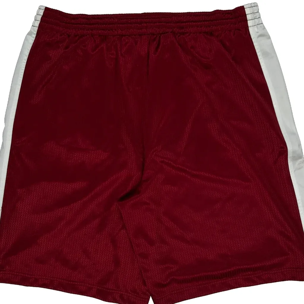Basketball Nike Sport Shorts - Large Red Polyester - Image 6