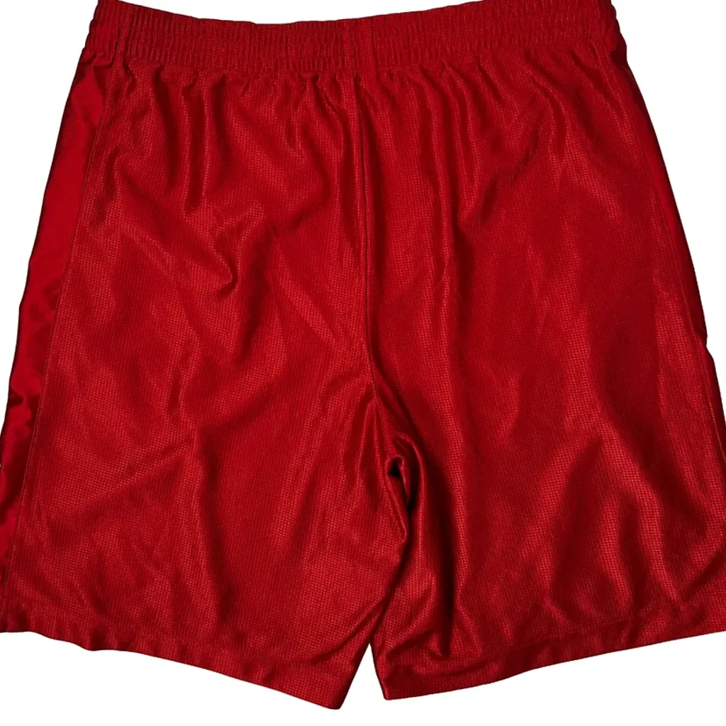 Basketball Nike Sport Shorts - Large Red Polyester - Image 6