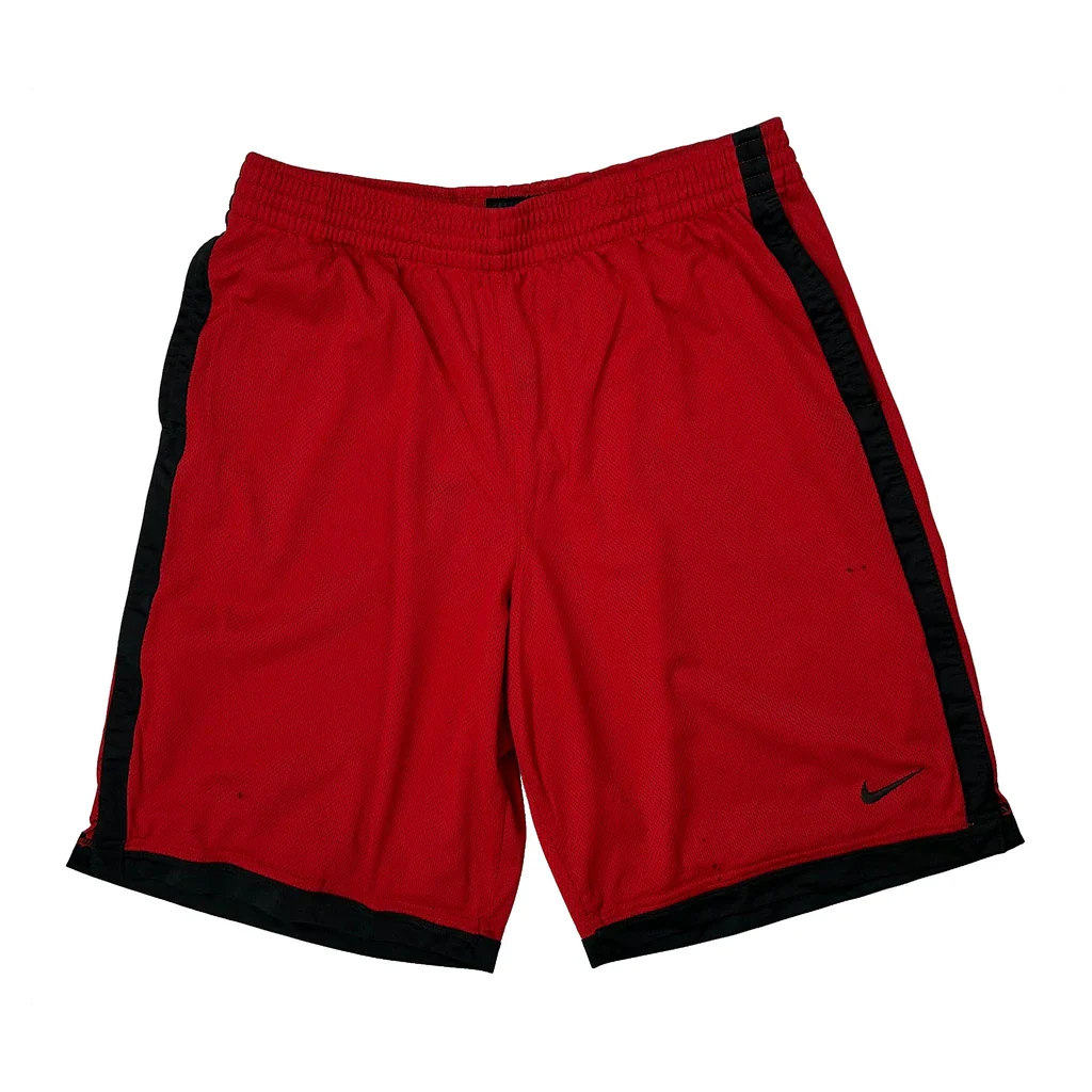 Basketball Nike Sport Shorts - Large Red Polyester